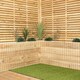image 2 of 10m x 60cm of Green PVC Plastic Coated Metal Garden Border / Fence Green
