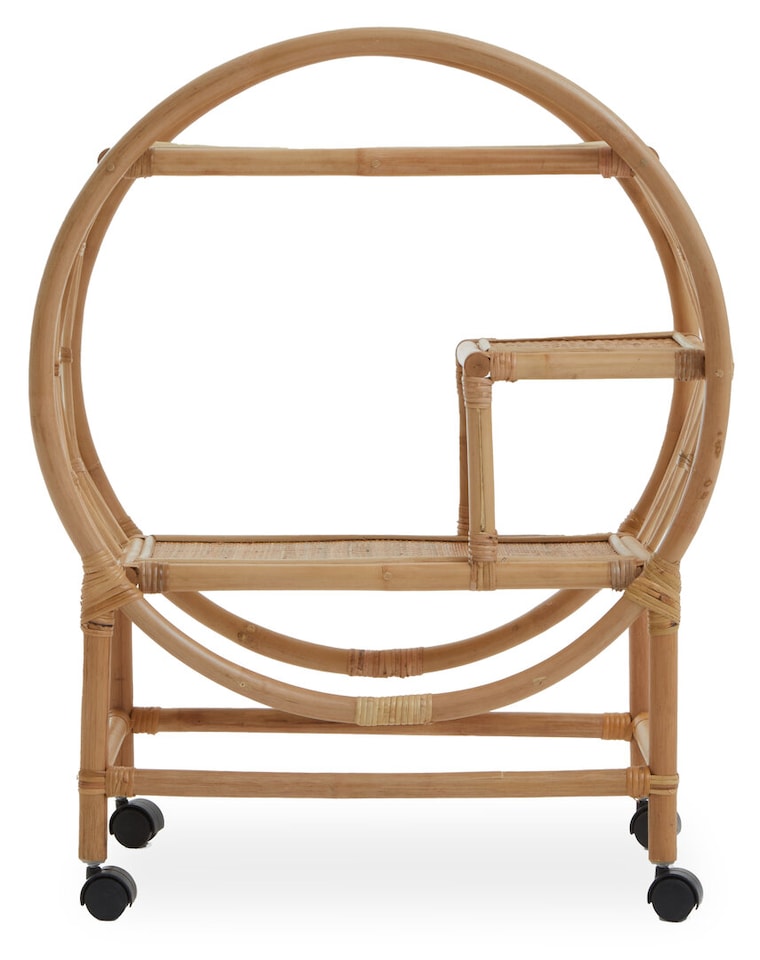 image 1 of Mataram Rattan Bar Trolley