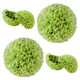 image 8 of COSTWAY 2 PCS Artificial Plant Topiary Balls Green Green | One Size