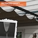 image 4 of Outsunny 3 x 4m Pergola with Retractable Roof Canopy, Aluminium Frame Garden Gazebo Outdoor Sun Shade Shelter for Grill, Patio, Deck, Dark Grey
