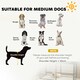 image 5 of PawHut 2 Piece Dog Pen Expansion Pack for 80cm High Pet Playpen for S M Dogs