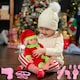 image 8 of Christmas Baby Doll Toy Set dress-up doll Toddler Kids Gift Birthdays play set 3 Set Dolls Clothes and fun accessories
