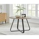 image 5 of Furniturebox Santorini Brown Wood Contemporary Round Dining Table