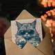 image 3 of DJ Moggie Cat Retro Cool On Decks Fun Cat Mam Her Funny Birthday Card
