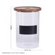 image 5 of Interiors By Premier Stylish Multipurpose Chalkboard 1800ml Storage Jar, Durable Jar With Lid For Counter, Airtight Storage Jars