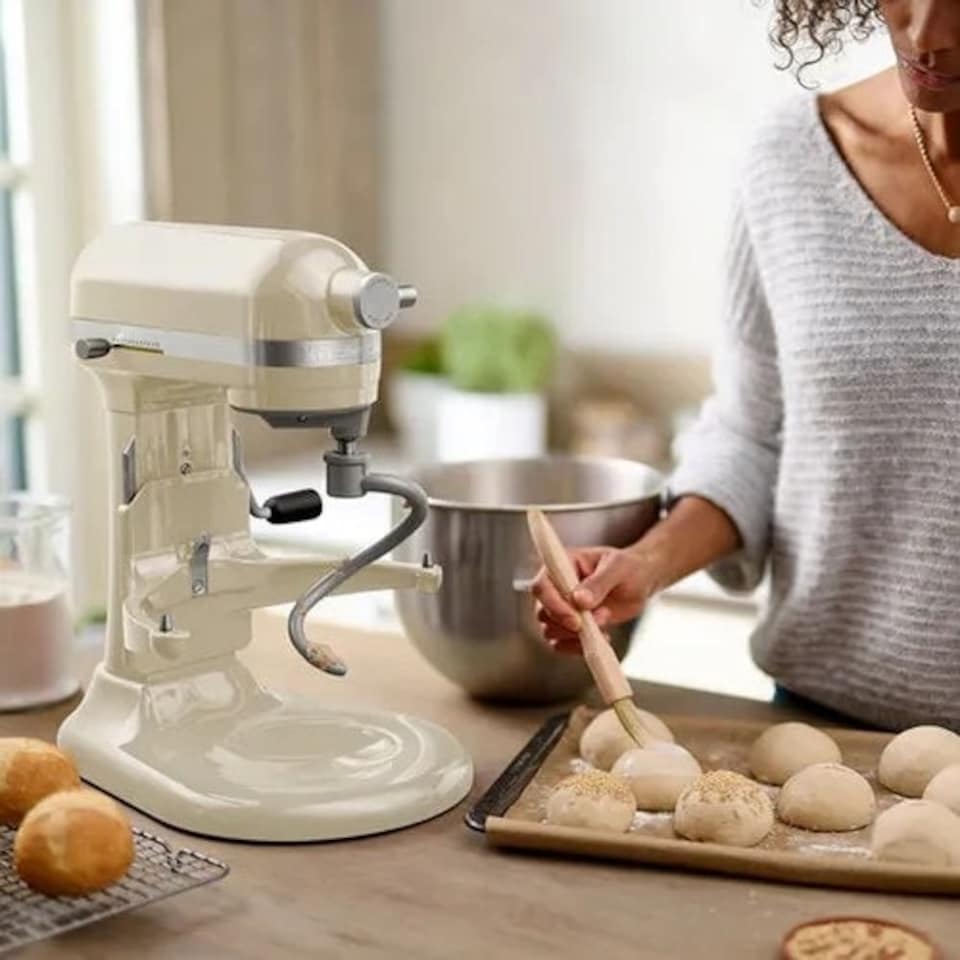 image 1 of KitchenAid Artisan Almond Cream 5.6L Bowl Lift Food Mixer Cream