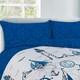 image 4 of Sailboats Nautical Duvet Cover Set - King - Blue