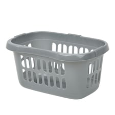 Casa Hipster Laundry Basket Silver - One Colour - One Size