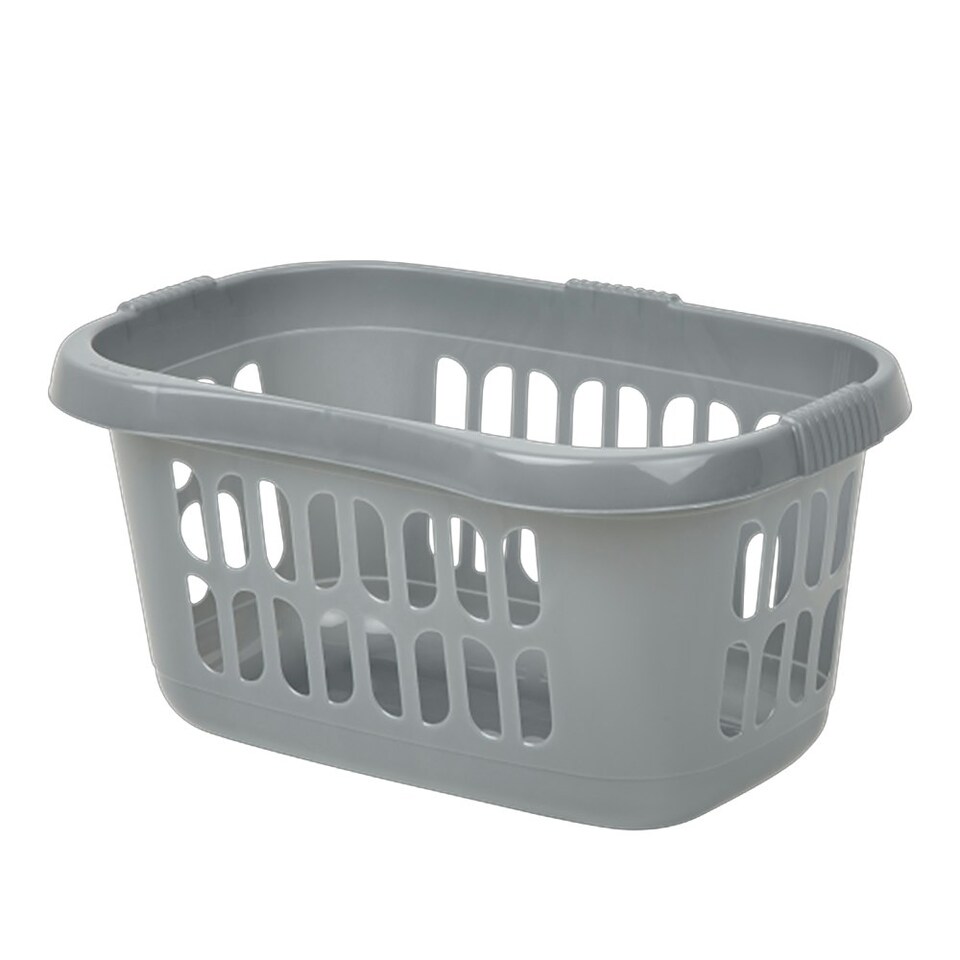Casa Hipster Laundry Basket Silver - One Colour - One Size