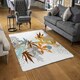 image 2 of Japanese maple leaves (Rug) Multi | Large: 140x200cm