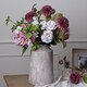 image 3 of Shabby Single Hydrangea Artificial Flower - Plastic - L30 x W30 x H50 cm - Pink