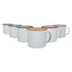 image 1 of Argon Tableware White Enamel Mugs - 375ml - 6 Colours Multi