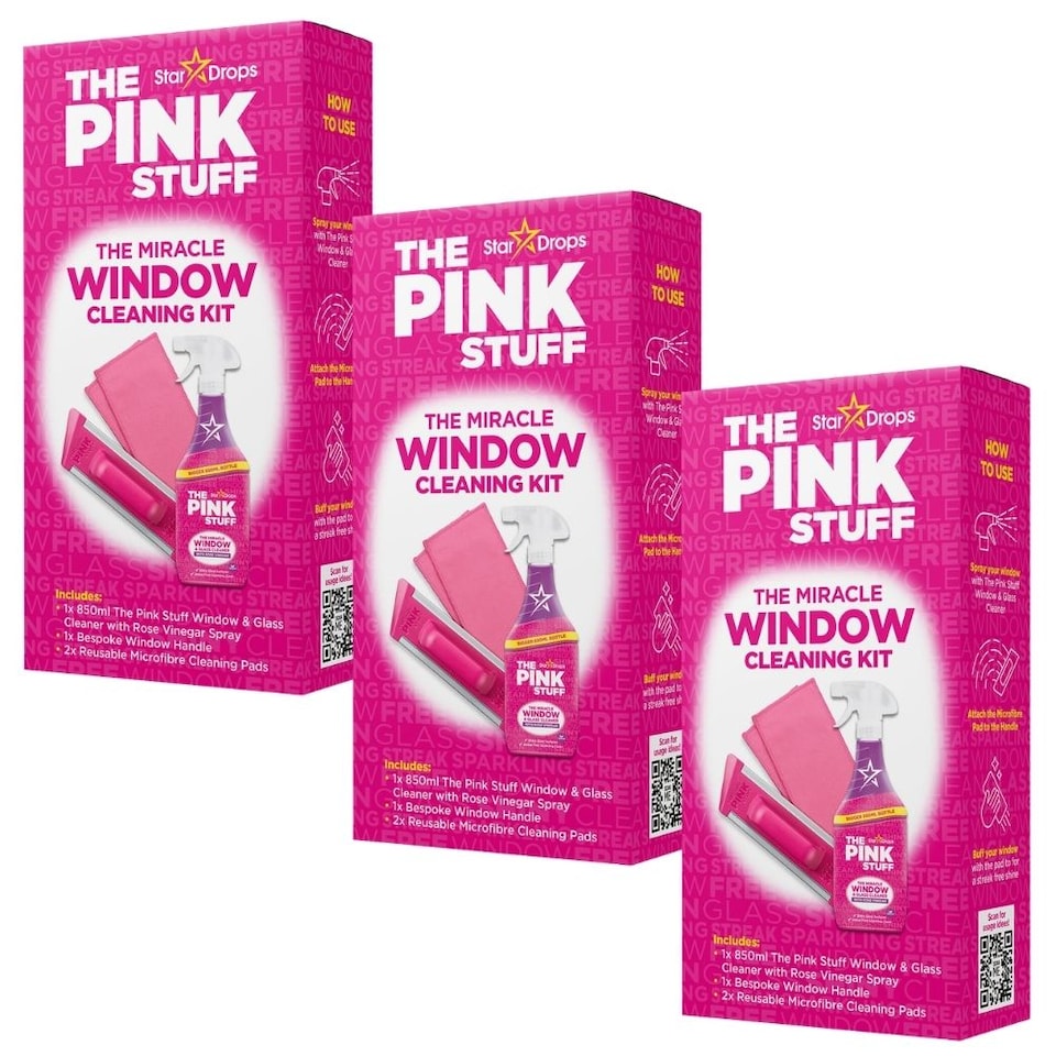 image 1 of The Pink Stuff Miracle Window Cleaning Kit
