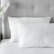 image 2 of Hollowfibre 2 Pack Pillow Polycotton Cover White