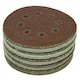 image 2 of 125mm Mixed Grit Hook And Loop Sanding Abrasive Discs Mixed Grit 150 Pack