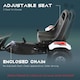 image 3 of HOMCOM Child's Racing-Style Pedal Go Kart w/ Brake Gears Steering Wheel Seat