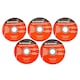 image 1 of Blackspur Metal Cutting Discs - 115mm x 1.2mm (4.5") - Pack of 5