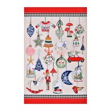 Ulster Weavers Christmas Ornaments Tea Towel - Cotton Multi