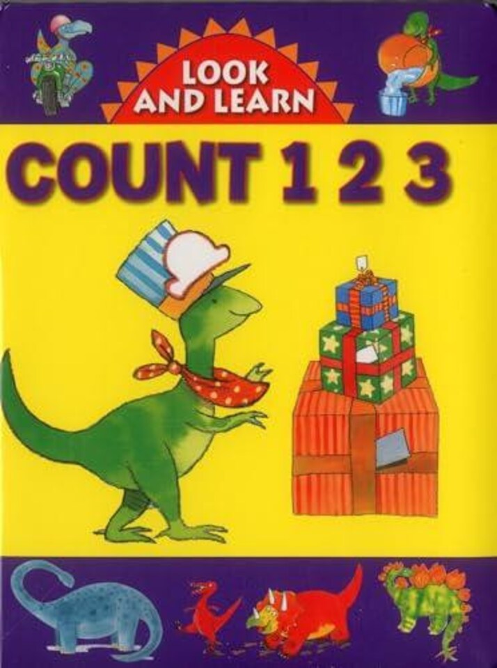 Look and Learn with Little Dino: Count 123 Board Book Book
