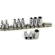 image 2 of 11pc BA Sockets 1/4" Dr BA0-BA10 & Socket Rail For Classic Cars Model Making
