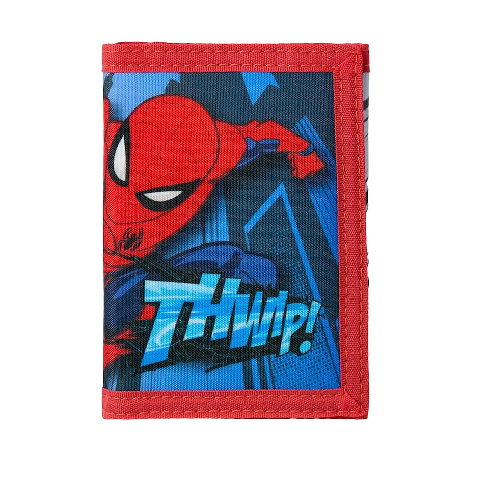 image 1 of Spider-Man Thwip Touch Fastening Wallet Set - Multicoloured - One Size