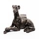 image 2 of Greyhound Plant Pot Feet - Set of 3 - L9.5 x W12 x H7.5 cm Grey