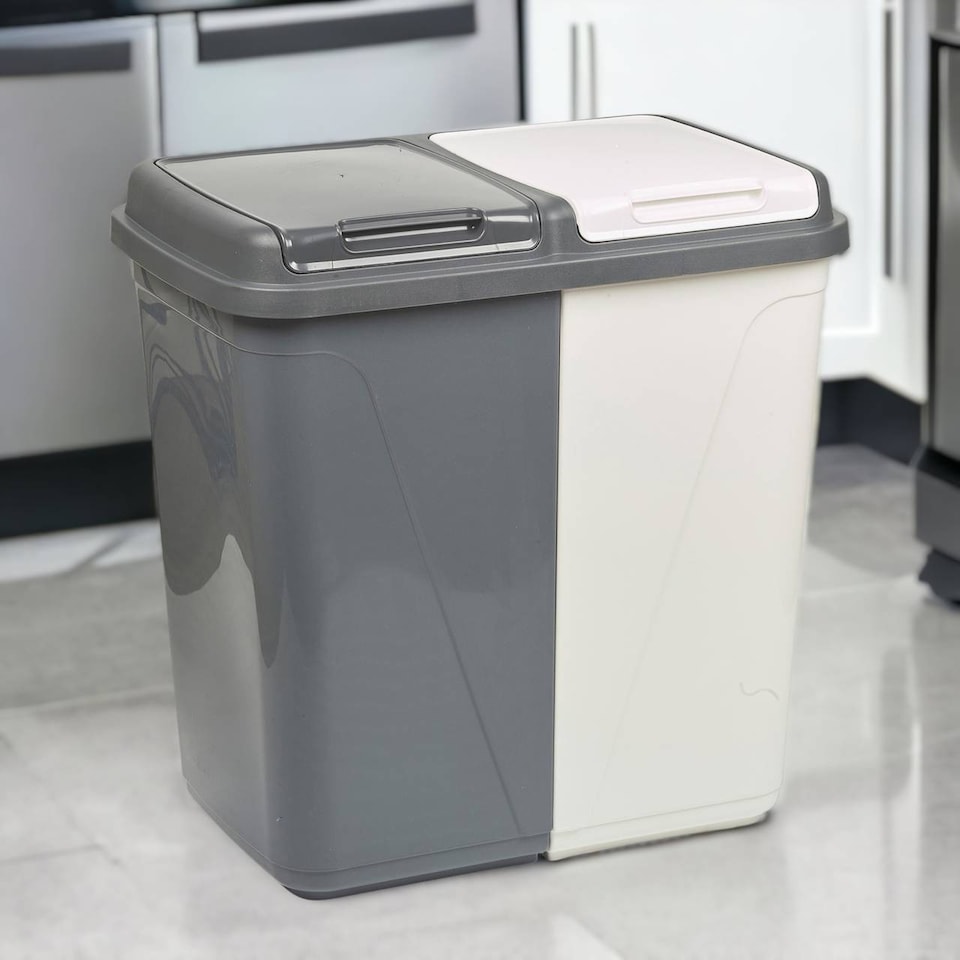 image 1 of 90L Colormatic Double Recycling Bin