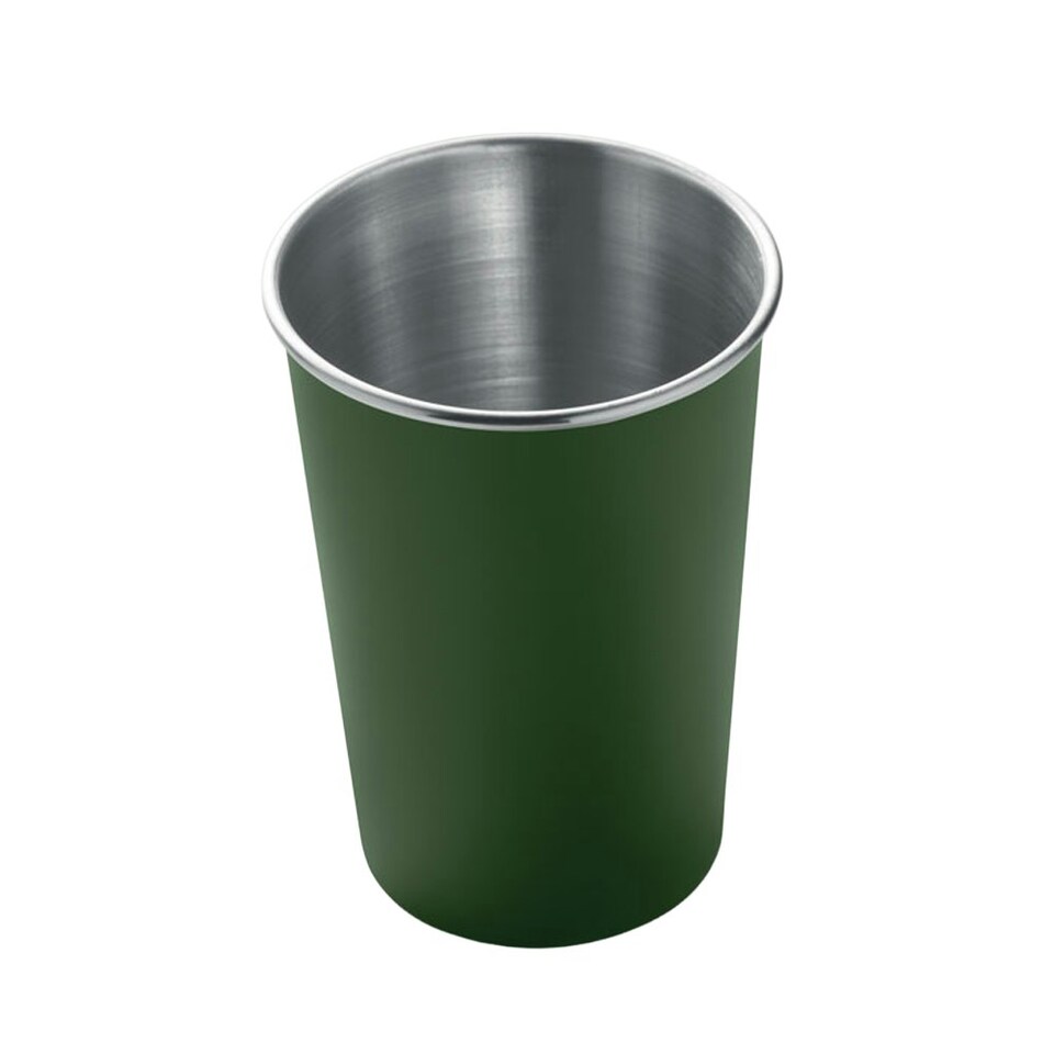 image 1 of MidOcean Fjard Recycled Stainless Steel 350ml Cup - Dark Green - One Size Green