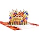 image 3 of Turkey in Farm Happy Thanksgiving 3D Pop Up Greeting Card
