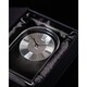 image 8 of Wm.Widdop Chrome & Wood Veneer Mantle Clock Chrome | Brown