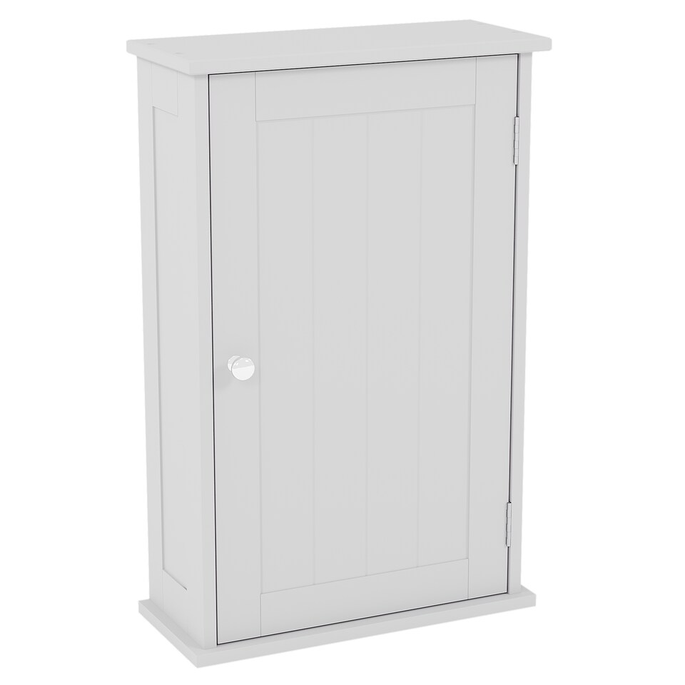 image 1 of Bath Vida Priano 1 Door Wall Mounted Bathroom Cabinet, White