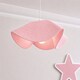 image 1 of CGC Lighting Flora 78cm Pink Large Floppy Fabric Lampshade