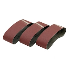 Dewalt Power Tools Sanding Belts - Multi Colour - 533 x 75mm 80G Pack of 3