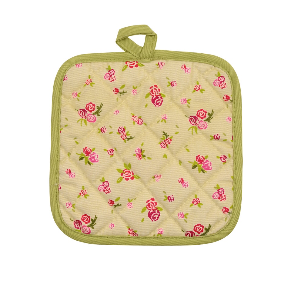 image 1 of Rose Cottage Pot Holder