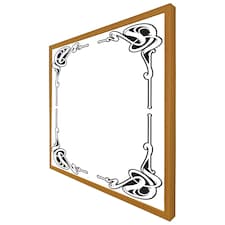 Decorative border (Picture Frame) Brown | Oak | XL