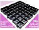 image 1 of Ecobase Fastfit Shed Base Kit 6x4ft Garden Buildings - supports 240 tonnes/m2 - includes heavy duty membrane and delivery | Black | 6x4ft