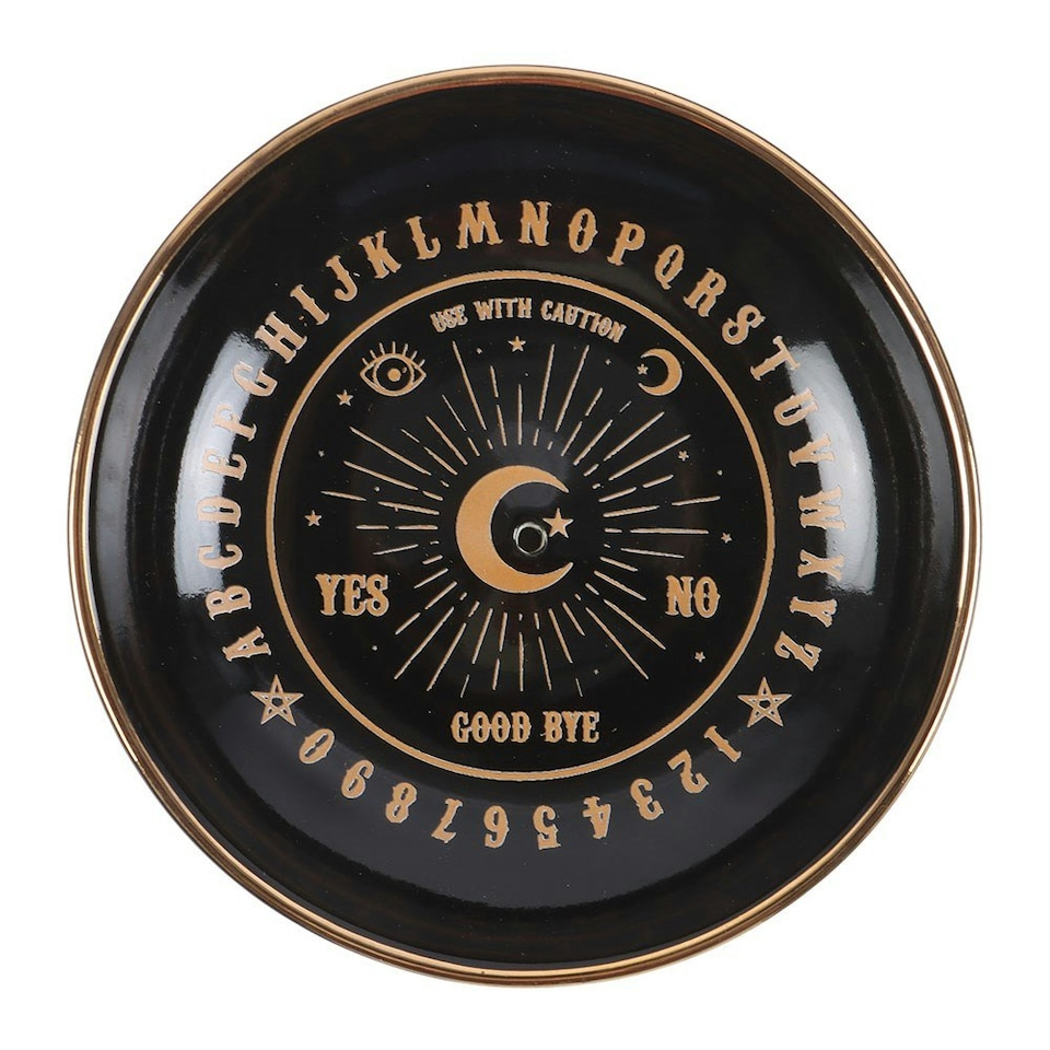 image 1 of Something Different Talking Board Incense Holder - Black/Orange - One Size