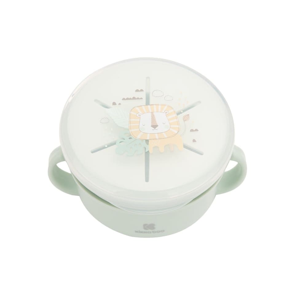 image 1 of Kikka Boo Snack Bowl 2 In 1 Savanna Mint