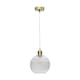 image 2 of Carss - Satin Brass Ceiling Pendant Flex Suspension Kit for Easy Fit Shades | Gold | 1