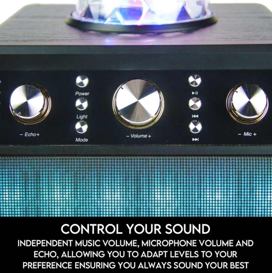 image 1 of Mr Entertainer Moonbox All-In-One Karaoke Machine
