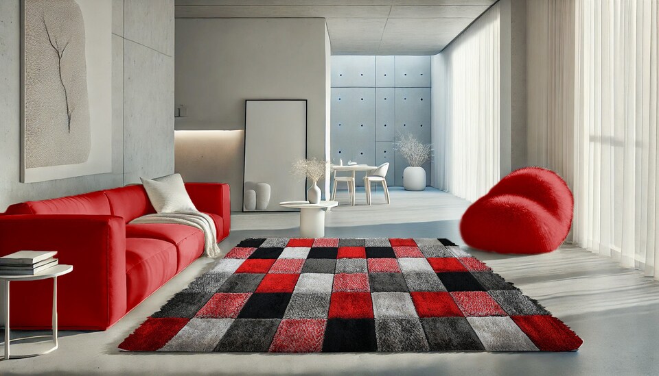 Home Republic Manhattan Blocks Rug Long Pile