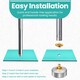 image 5 of 10mm Double Cap Rivets, Tubular Metal Studs for DIY Projects - 100pcs