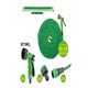 image 2 of Lightweight Green Elastic Garden Hose Set Expandable 10-20M with 7 Functions for Lawn Watering Backyard Plants | Green