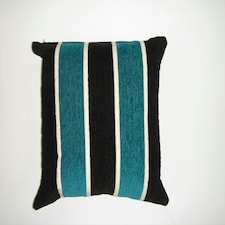 Oxford Chenille Cushion Cover with Cusion Pads (43x43 cm) Blue
