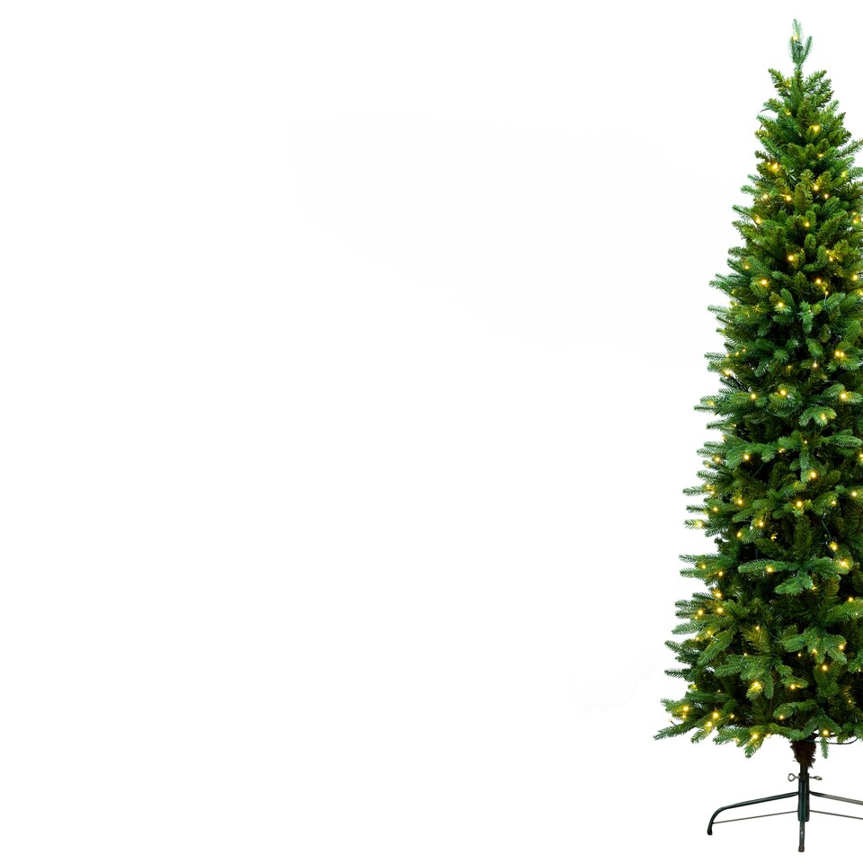 image 1 of Christmas Tree World  10ft/300cm Pre-lit Ultra Slim Mixed Pine Tree