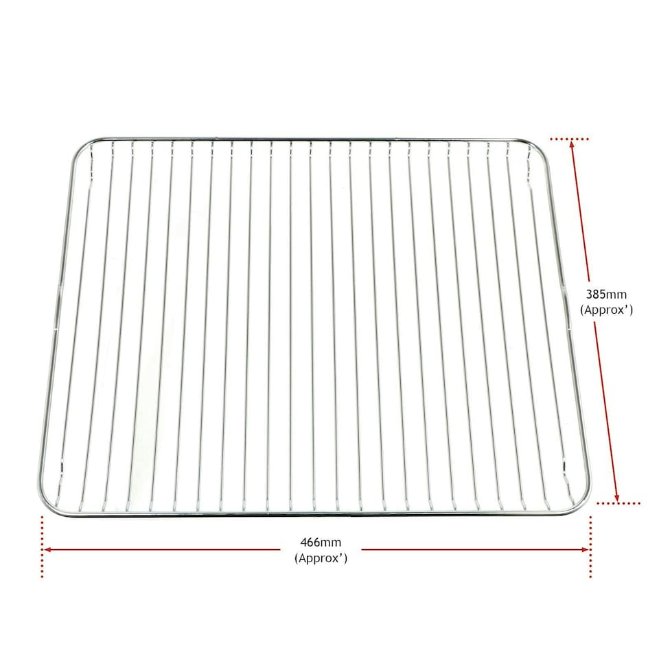 image 1 of SPARES2GO Grill Shelf for IKEA SMAKSAK MIRAKULOS KULINARISK GRANSLOS Oven 466 x 385 mm