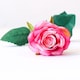 image 3 of Fuchsia Pink Diamond Rose Artificial Silk Flower 40cm