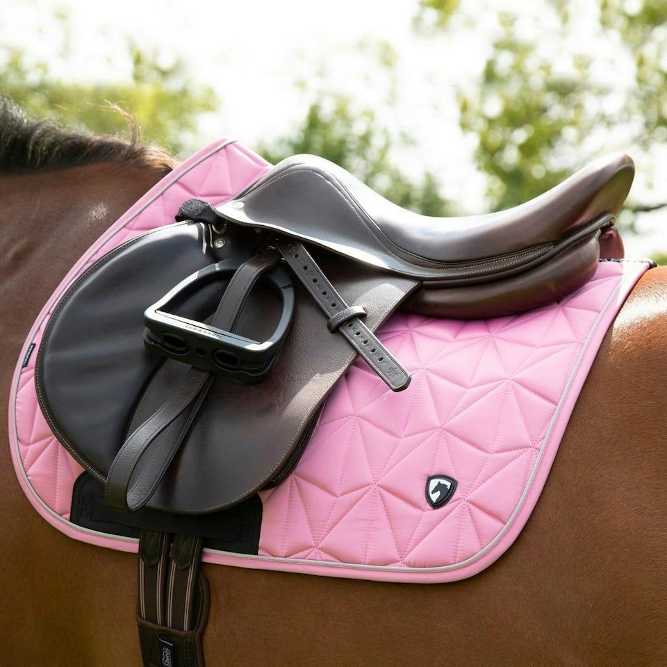 image 1 of Shires ARMA Luxe Gloss Saddlecloth Pink | Size: 17-18 Inch
Colour: Pink