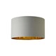 image 1 of ValueLights Reni Warm Grey And Gold Ceiling Pendant Shade | Grey