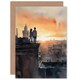 image 1 of Rooftop Romance Sunset Day Love Partner Anniversary Valentines Day Card